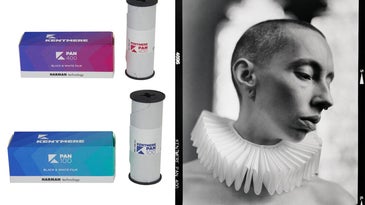 肯特米尔潘100和400便宜的黑白电影现在是中画幅的